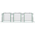 Plastenik s 3 vrata na patent 295 × 100 × 80 cm, prozirni