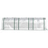 Plastenik s 3 vrata na patent 295 × 100 × 80 cm, prozirni