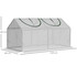 Plastenik s prozorima od PE folije 120 × 60 × 60 cm, bijeli
