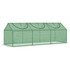 Plastenik s prozorima koji se motaju 180 × 60 × 60 cm, tamnozeleni