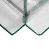 Plastenik s 5 polica i roletna vratima 69 × 49 × 193 cm, prozirni