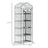 Plastenik s 5 polica 69 × 49 × 193 cm, bijeli