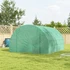 Plastenik prohodni s folijom 397 × 300 × 200 cm, zeleni