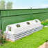 Plastenik tunel s mrežastim prozorima 300 × 80 × 45 cm, bijeli