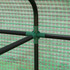 Plastenik s rolo vratima na patent 200 × 140 × 200 cm, zeleni
