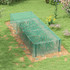 Zaštitna mreža za biljke s patent zatvaračem 125 × 125 × 62,5 cm, zelena
