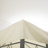 Zamjenski krov za paviljon 3 × 4 m, vodootporan, krem bijeli