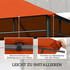 Rezervni krov za paviljon 300 × 300 cm, narandžasti