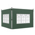 Set od 2 bočna zida za paviljon 3 × 3 i 3 × 4 m, 295 × 195 cm, zeleni