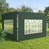Set od 2 bočna zida za paviljon 3 × 3 i 3 × 4 m, 295 × 195 cm, zeleni