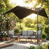 Pergola paviljon s kosim krovom 300 × 300 × 280 cm, tamnosiva