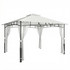 Paviljon s komarnikom i dvostrukim krovom 360 × 300 × 275 cm, crni