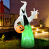Napuhavajući duh za Halloween s LED osvjetljenjem, bijeli