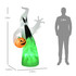 Napuhavajući duh za Halloween s LED osvjetljenjem, bijeli