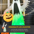 Napuhavajući duh za Halloween s LED osvjetljenjem, bijeli