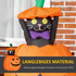 Napuhavajuća Halloween dekoracija mačka u bundevi s LED svjetlom, narandžasta