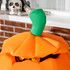 Napuhavajuća Halloween dekoracija mačka u bundevi s LED svjetlom, narandžasta