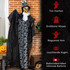Halloween dekoracija duh mladoženja sa zvukom i svjetlećim očima, crna
