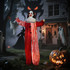 Halloween klaun figura sa LED očima, zvukom i treperenjem tijela, crvena
