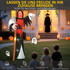 Halloween figura Smrt s kosom na napuhavanje, s LED osvjetljenjem, crna