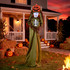 Halloween figura skelet u bundevi s pop-up efektom, svjetlo i zvuk, tamnozelena