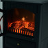 Električni kamin s grijanjem i efektom plamena 1000/2000 W, crni