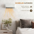 Zidna keramička grijalica s ventilatorom 2000 W, bijela