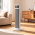 Keramička grijalica s ventilatorom 2000 W, termostat i daljinski, bijela