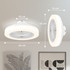 Plafonski ventilator s LED svjetlom i daljinskim upravljačem, 6 brzina, bijeli