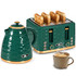Set toaster i kuhalo za vodu 1,7 l, 7 stepeni tostiranja, zeleni