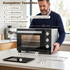 Mini rerna s ventilatorom 36 L, 1500 W, srebrna