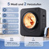 Mini sušilica za veš 4 kg s 5 programa do 60 °C, crna