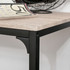 Bar set sa stolom i 2 barske stolice 89 × 45 × 87 cm, natur i crna
