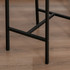 Bar set sa stolom i 2 barske stolice 89 × 45 × 87 cm, natur i crna