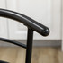 Bistro set sa ovalnim stolom i 2 stolice 80 × 53 × 74,5 cm, crni
