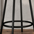 Set barski stol sa 2 stolice i policama 90 × 50 × 90,5 cm, boja hrasta