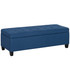 Klupa s prostorom za odlaganje 125 × 49 × 41,5 cm, plava