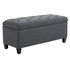 Klupa s prostorom za odlaganje 100 × 40 × 44 cm, tamnosiva