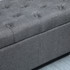 Klupa s prostorom za odlaganje 100 × 40 × 44 cm, tamnosiva