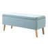 Klupa s prostorom za odlaganje 110 × 39 × 45 cm, svijetlozelena