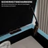 Klupa s prostorom za odlaganje 110 × 39 × 45 cm, plava