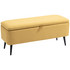 Klupa za sjedenje s prostorom za odlaganje 101 × 38,5 × 44,5 cm, žuta