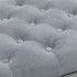 Klupa za krevet s ostavom 126 × 48,5 × 57 cm, siva