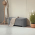 Klupa za sjedenje s prostorom za odlaganje 105 × 44 × 45,5 cm, siva