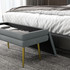 Klupa s prostorom za odlaganje 79,5 × 37,5 × 43 cm, tamnosiva