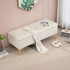 Klupa s prostorom za odlaganje 120 × 44 × 44,5 cm, bež