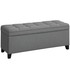 Klupa s prostorom za odlaganje 120 × 40 × 48 cm, tamnosiva