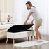 Klupa s prostorom za odlaganje 65 L, 120 × 42 × 45 cm, krem bijela