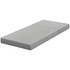 Trodijelni sklopivi madrac 200 × 90 × 15 cm, svijetlosiva