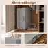 Trodijelni sklopivi madrac 200 × 90 × 15 cm, svijetlosiva